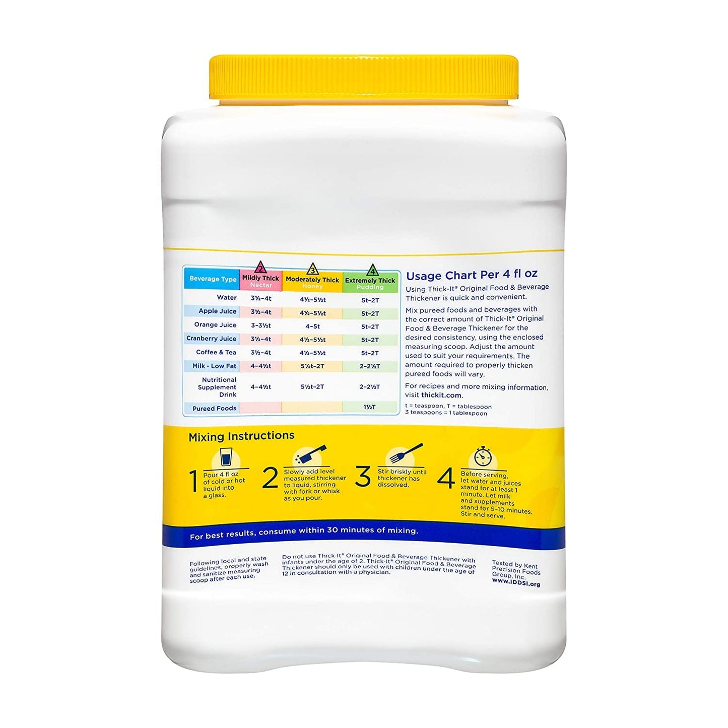 Thick-It MIIJ585 Instant Food and Beverage Thickener, 36 oz. Can (6-Pack), Model:VBPUKPPAZINH2088