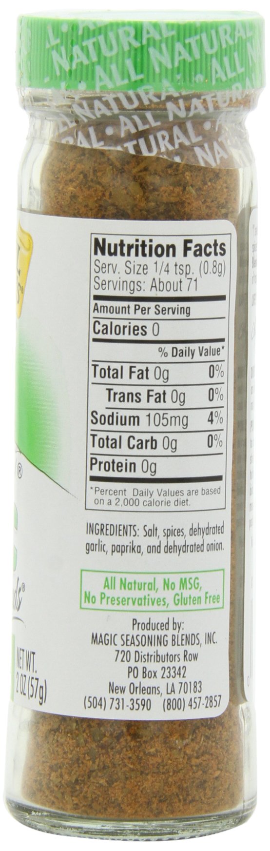Magic Seasoning Blends Poultry Magic, 2.0-Ounce Bottles (Pack Of 12)