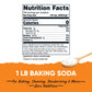 Nutricost Pantry Baking Soda (1 Lb) - For Baking, Cleaning, Deodorizing, And More