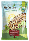 Food to Live Organic Brazil Nuts, 5 Pounds Non-GMO, Raw, Whole, No Shell, Unsalted, Kosher, Vegan, Keto, Paleo Friendly, Bulk, T
