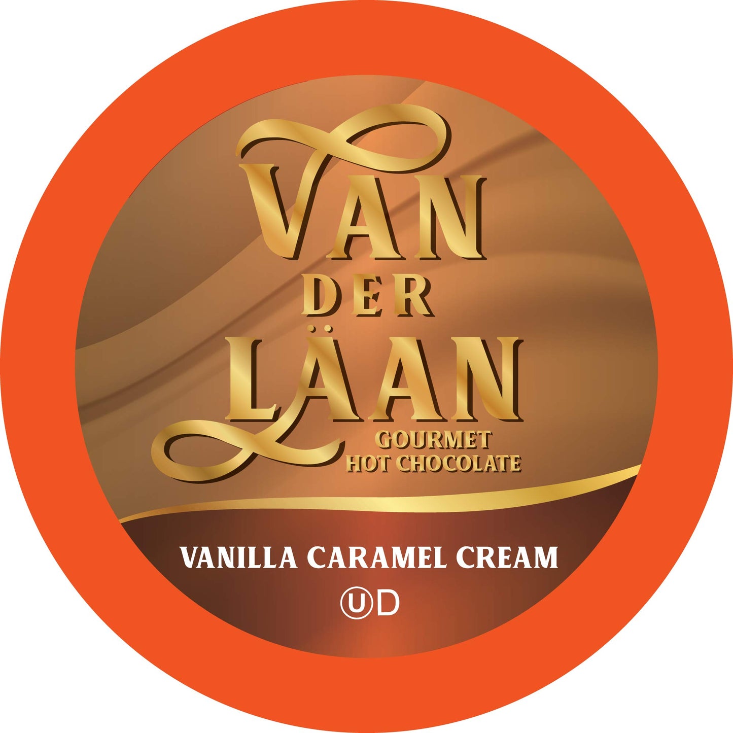 Van Der Laan Chocolate Hot Cocoa Pods, Vanilla Caramel, 40 Count, Compatible with K Cup Brewers