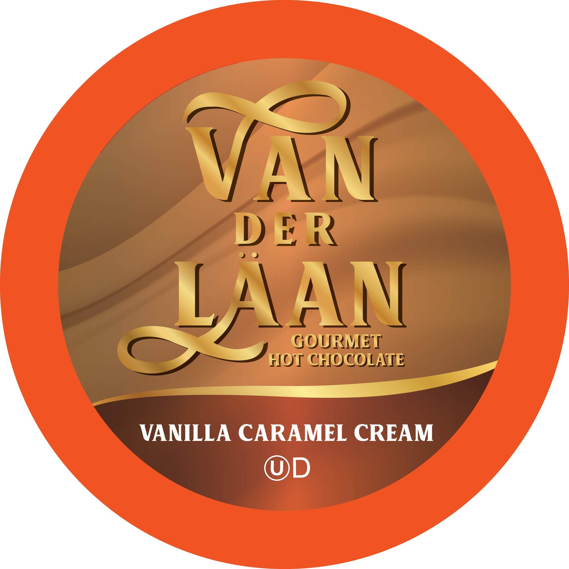 Van Der Laan Chocolate Hot Cocoa Pods, Vanilla Caramel, 40 Count, Compatible with K Cup Brewers