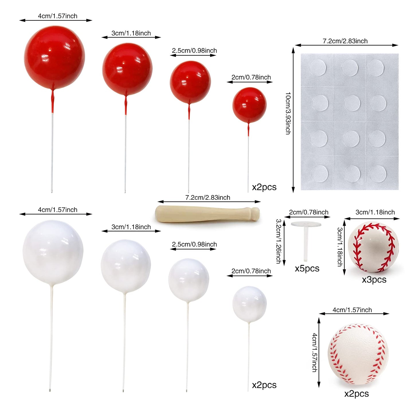 21 Pcs Baseball Cake Decorations Baseball Cake Topper Sports Theme Party Decoration Supplies Baseball Sports Theme Cake Decorati