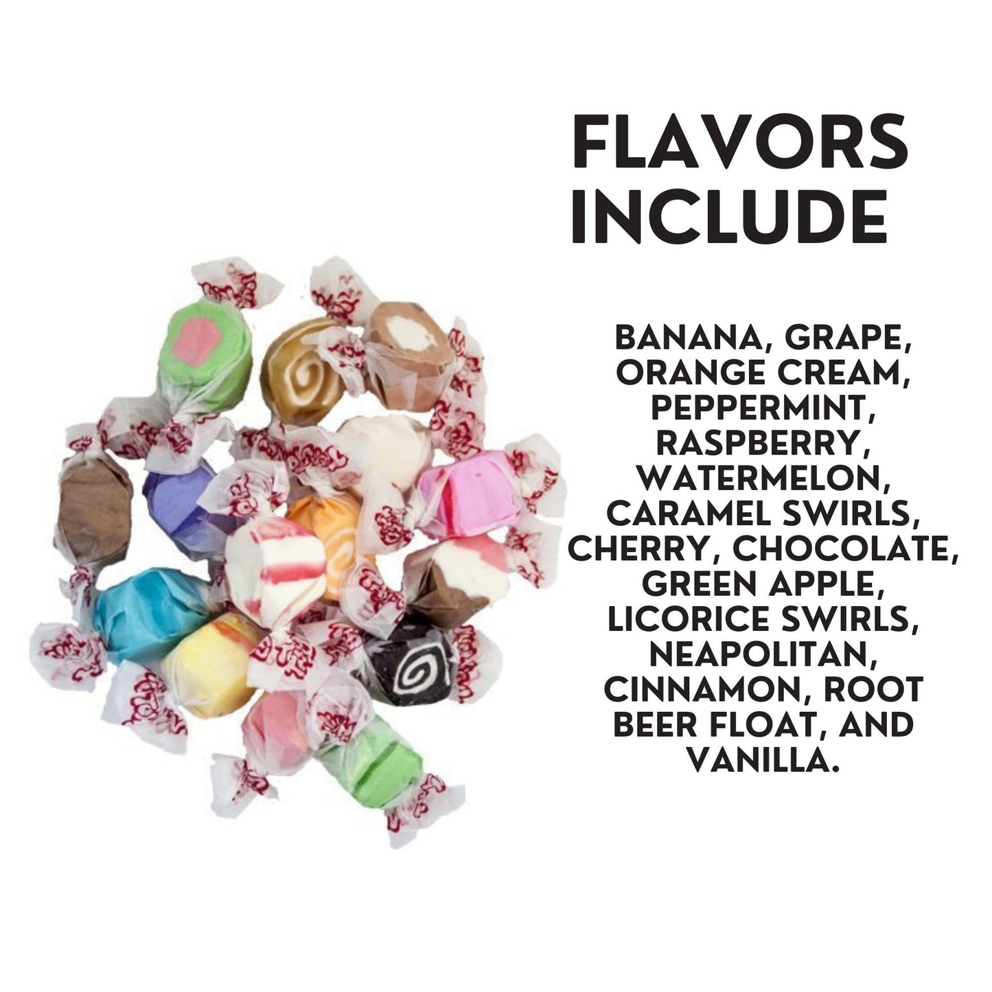 Gift Box 14 Ounces (Assorted) Salt Water Taffy - Gourmet Taffy By Taffy Town