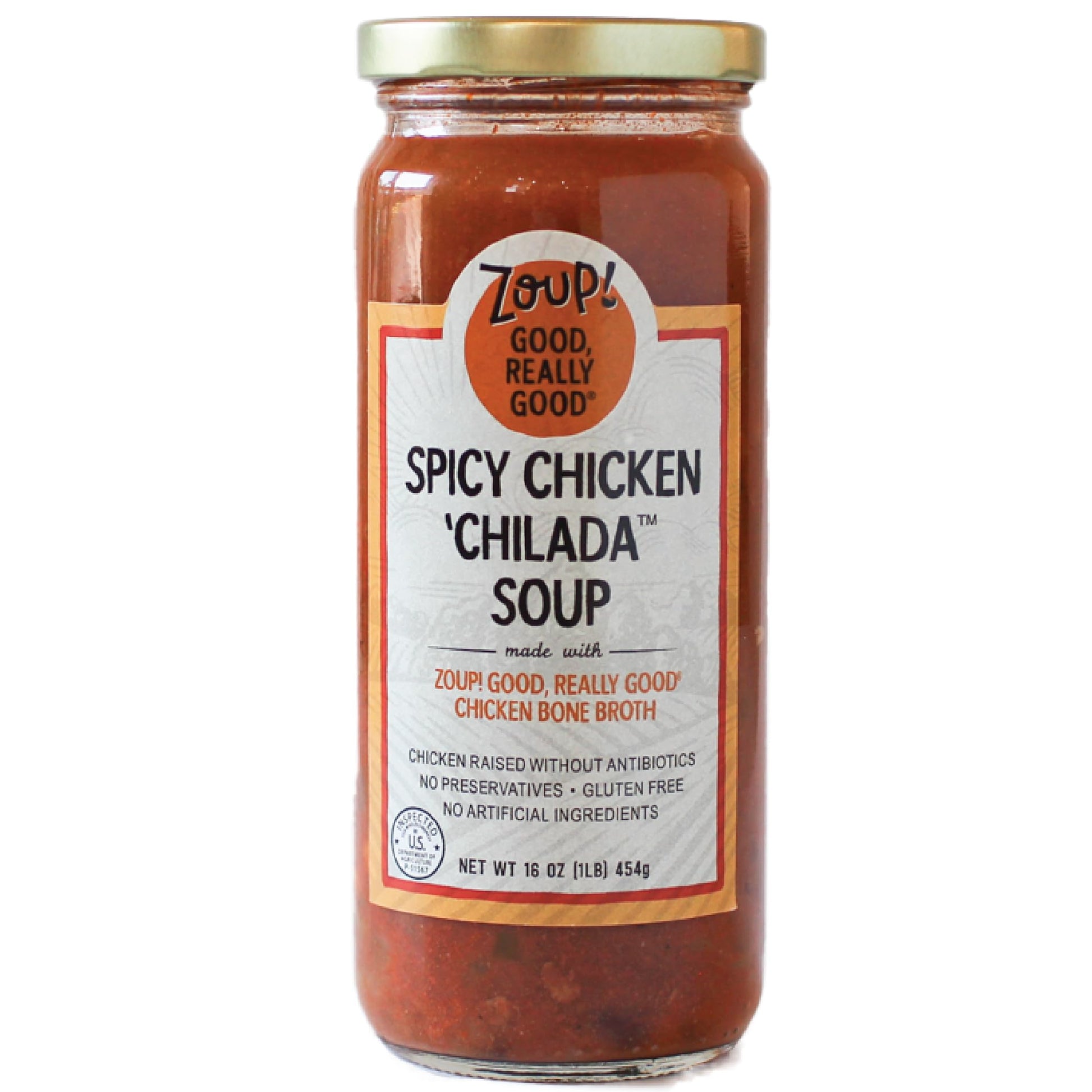 Spicy Chicken Chilada Soup By Zoup! Good  Really Good - No Artificial Ingredients  No Preservatives  Gluten Free Spicy Chicken Chilada Soup  16 Oz Ready To Serve (1 Pack)