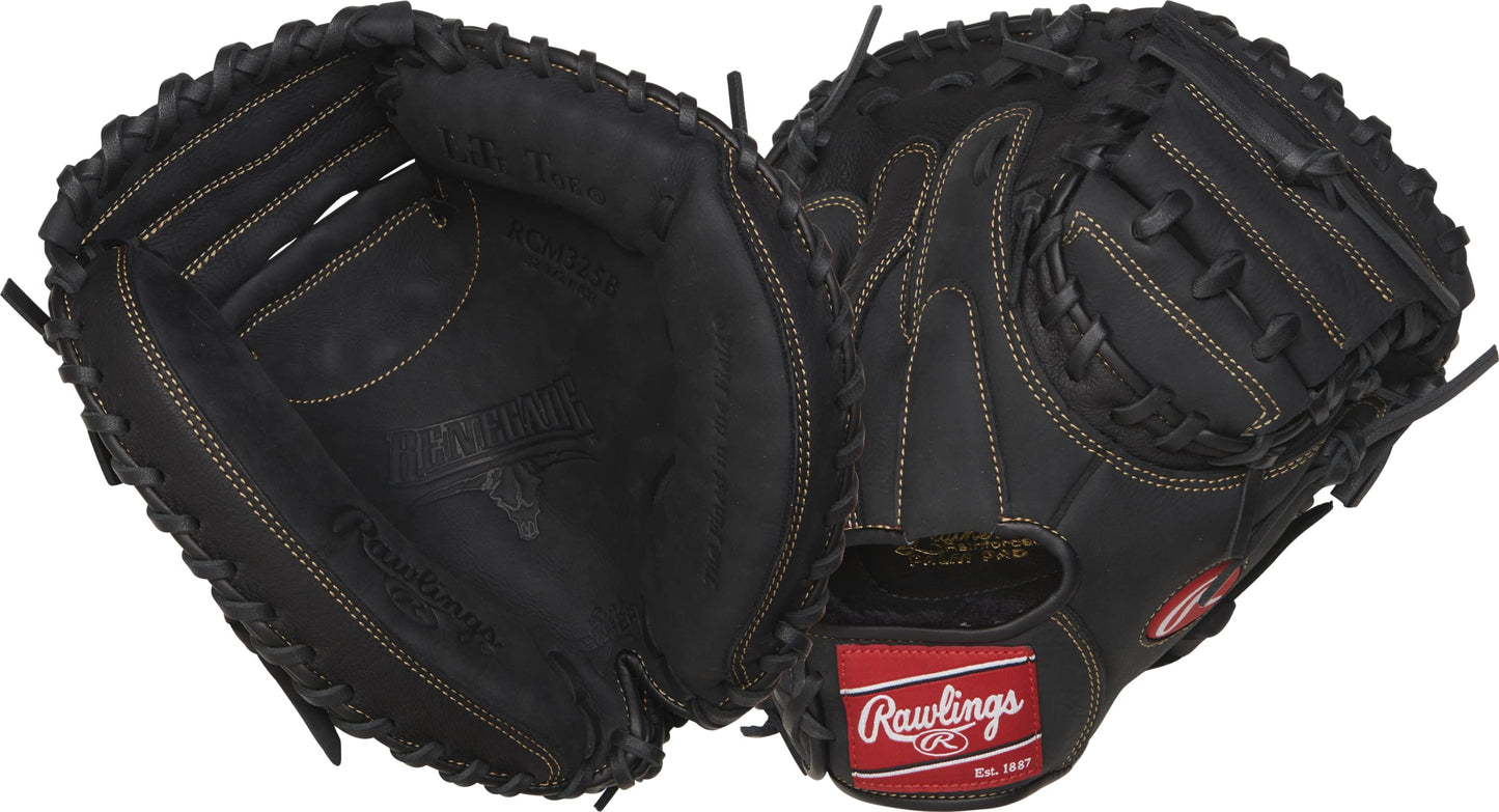 Rawlings | RENEGADE Baseball Catchers Mitt | Right Hand Throw | 32.5 - 1-Piece Closed Web