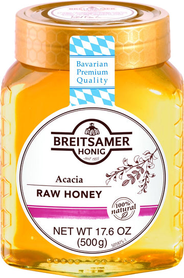 Breitsamer, Acacia Raw Honey, 17.6 Oz