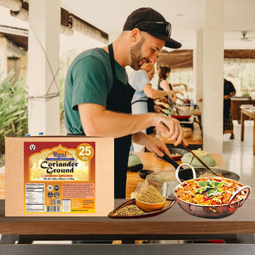 Rani Ground Coriander Powder, All Natural, Vegan, 25 lbs Bulk Box, Indian Origin