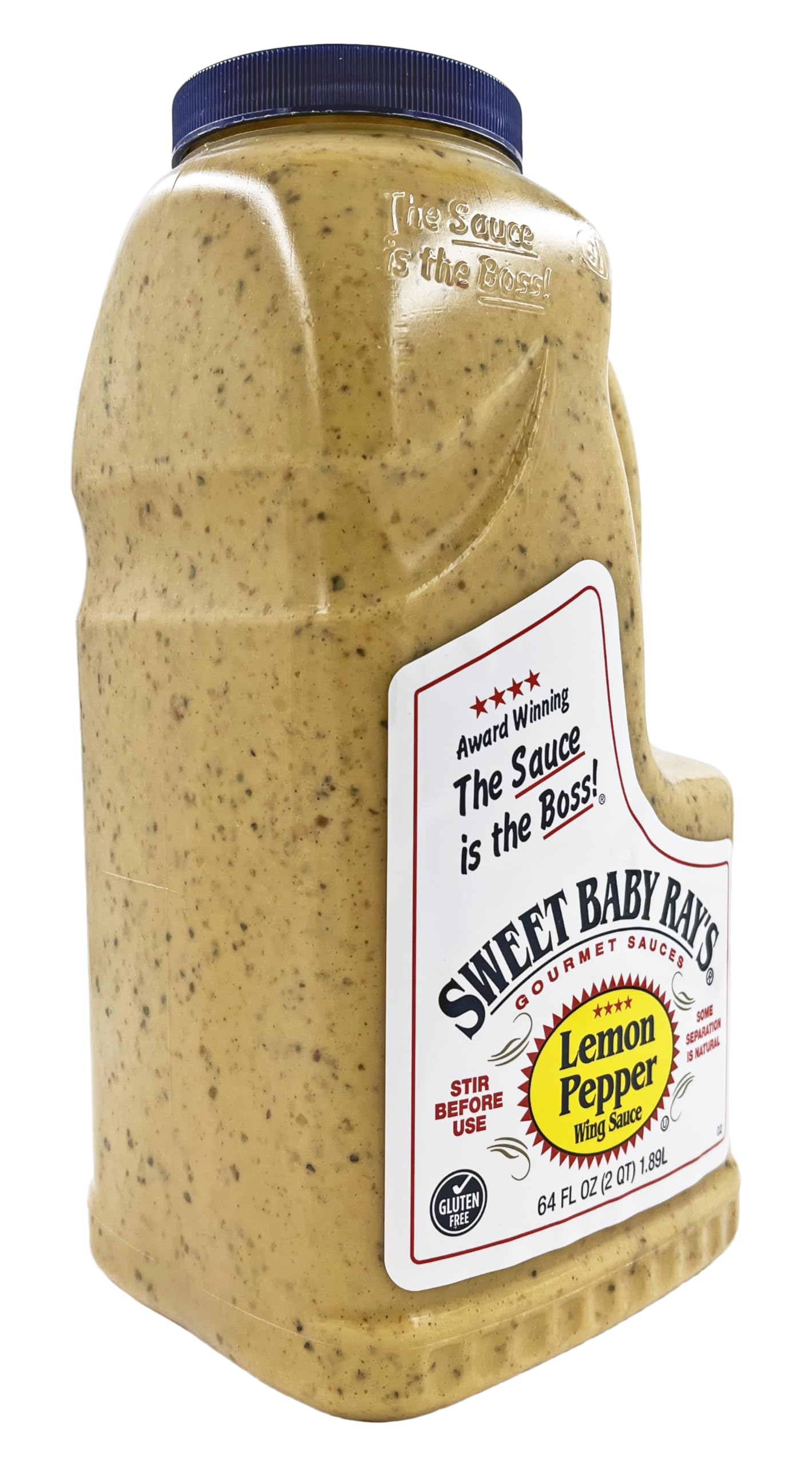 Sweet Baby Ray's Lemon Pepper Sauce - 64 oz Bottle, Kosher, Gluten Free, Made in the USA