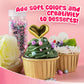 Sprinkles For Cake Decorating, 5.3Oz Pink Purple Blue And White Pearl Confetti Jimmies Sprinkles Mix Pastel Sprinkles For Cake I