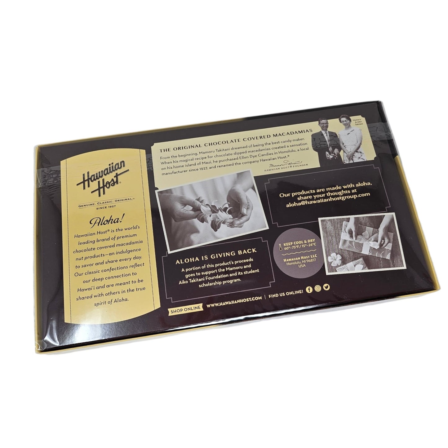 Hawaiian Host Alohamacs - Premium Milk Chocolate Covered Macadamia Nuts - Hand-Selected Macadamias, A Taste Of Hawaii - 10 Piece