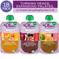 Plum Organics Mighty 4 Organic Toddler Food - 4 Food Group Blend Variety Pack - 4 Oz Pouch (Pack Of 18) - Organic Fruit And Vege