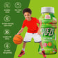 Plezi Flavored Kids Juice Drink - Apple Splash Fruit Juice Drink Blend - No Added Sugar, 2G Fiber - Tasty Refreshing Juices For