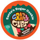 Crazy Cups Flavored Coffee Pods, Santas Sugar Cookie, Medium Roast, 22 Count, Compatible with Keurig K Cups