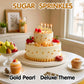 Sugarzy Gold Pearl Sprinkles, Edible Sugar Cake Decorations, 130g/4.58oz