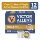Victor Allens Coffee Cappuccino Pods, Sweet and Salty Caramel, 12 Count, Single Serve for Keurig, Brown