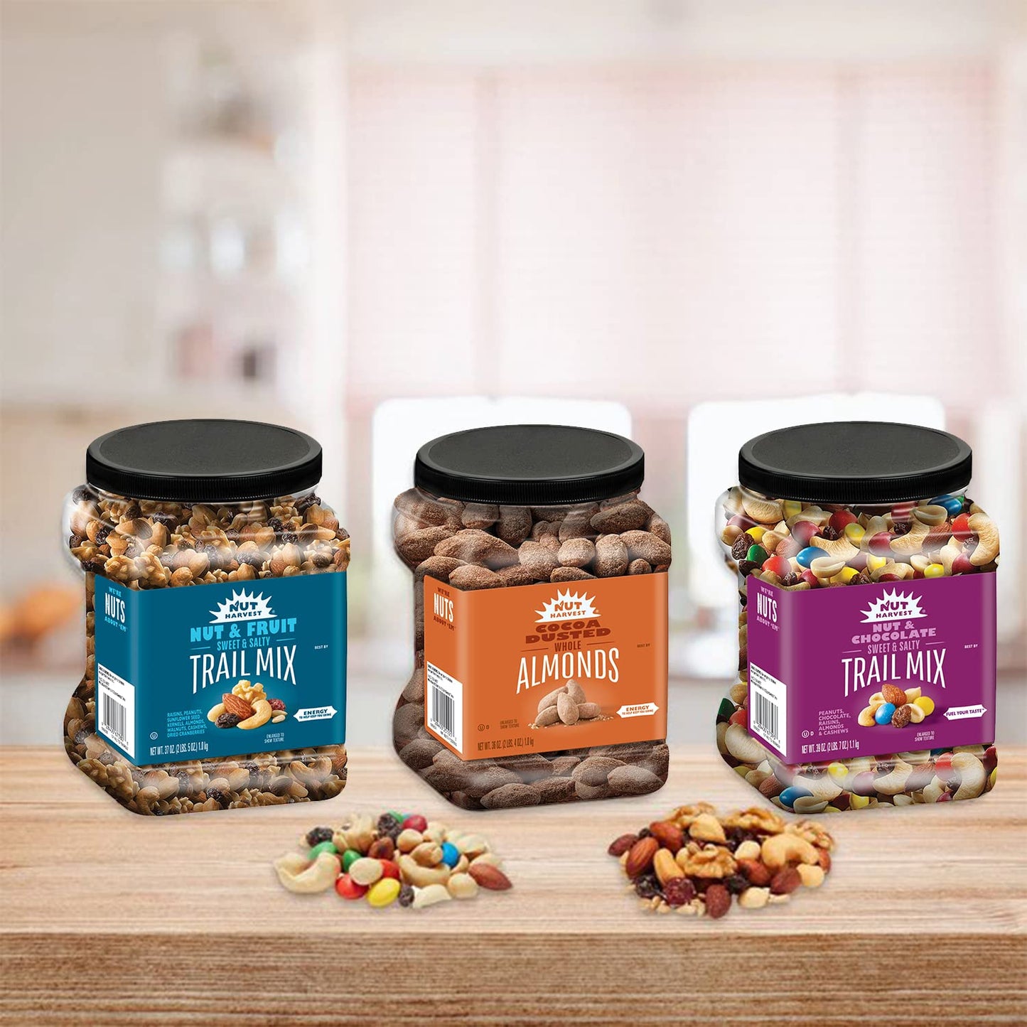 Nut Harvest, Lightly Salted Cashews, 24 Ounce Jar