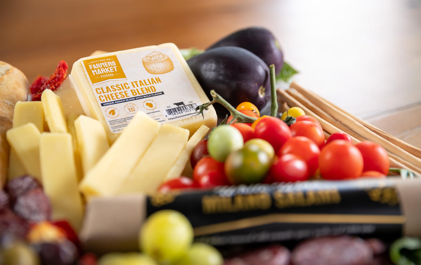 Farmers Market, Gluten Free, Keto, Paleo, Low Sodium, Zero Sugar, Wisconsin Cheese Gift Sets, 6Oz 4 Count