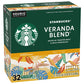 Starbucks Coffee K-Cup Pods, Veranda Blend, Blonde Roast Coffee, Notes Of Toasted Malt & Milk Chocolate, Keurig Genuine K-Cup Pods, 32 Ct K-Cups/Box (Pack Of 3 Box)