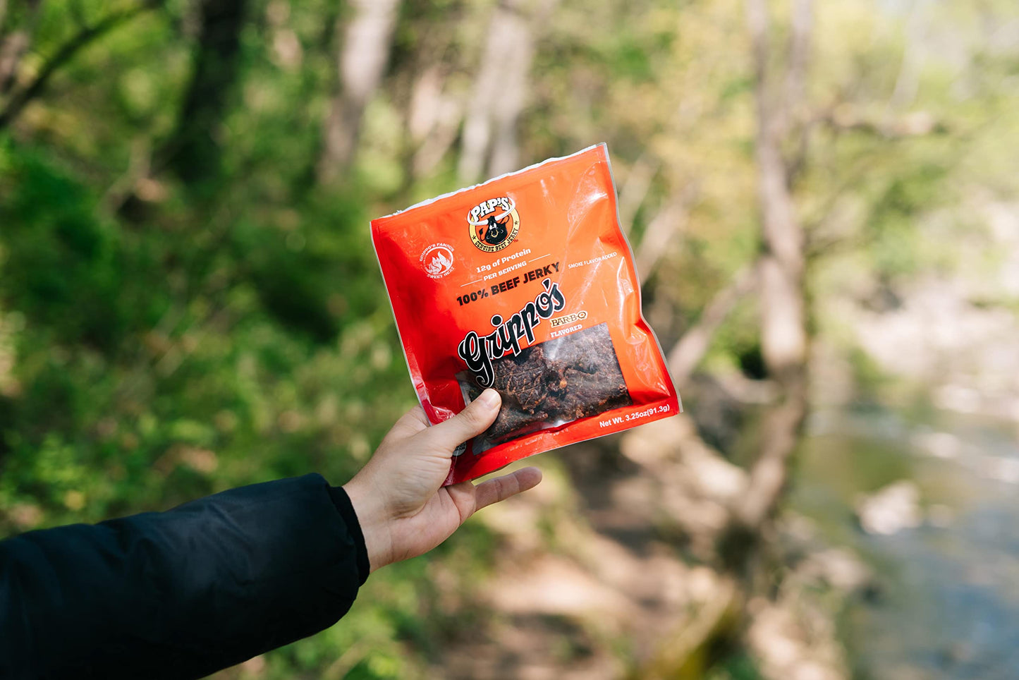 Grippos Bar-B-Q Beef Jerky By Paps