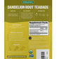 FGO Organic Roasted Dandelion Root Tea Bags, 100 Count, Eco-Conscious Packaging, Herbal Wellness Tea, Natural Detox