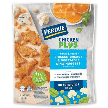 Perdue Chicken Plus Chicken Breast Vegetable Dino Nuggets 22 oz., 1.38 Lb