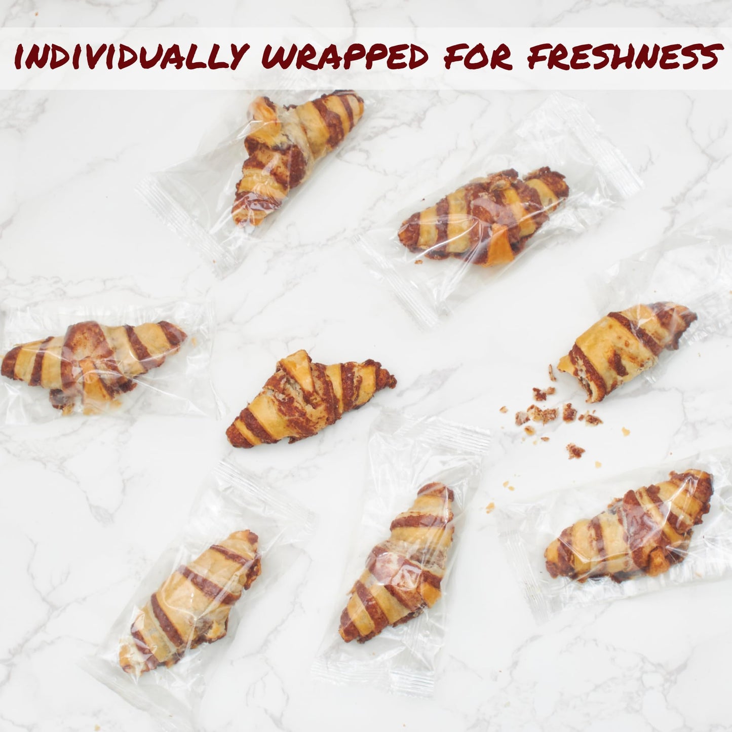 Sterns Bakery Sugar Free Mini Croissants, Cinnamon, Dairy Free, Nut Free, 10 oz