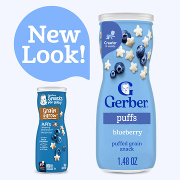 Gerber Blueberry Puffs Baby Food, 1.48 Oz