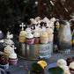 ZHUOWEISM Cupcake Toppers, 36 PCS Glitter Dove Cross, First Communion Theme, Small, Silver, Bamboo Material