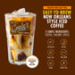Gradys Cold Brew New Orleans Style Coffee, 100% Arabica Medium Dark Roast, Ground for Hot Coffee & Cold Brew, 16 Ounce Bag