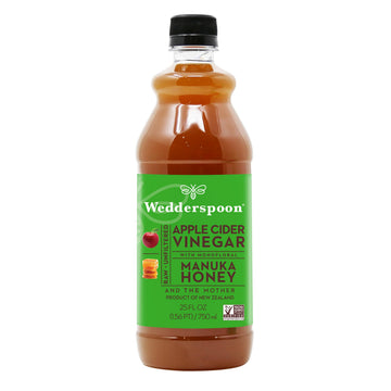 Wedderspoon Apple Cider Vinegar With Monofloral Manuka Honey & The Mother, 25 fl oz