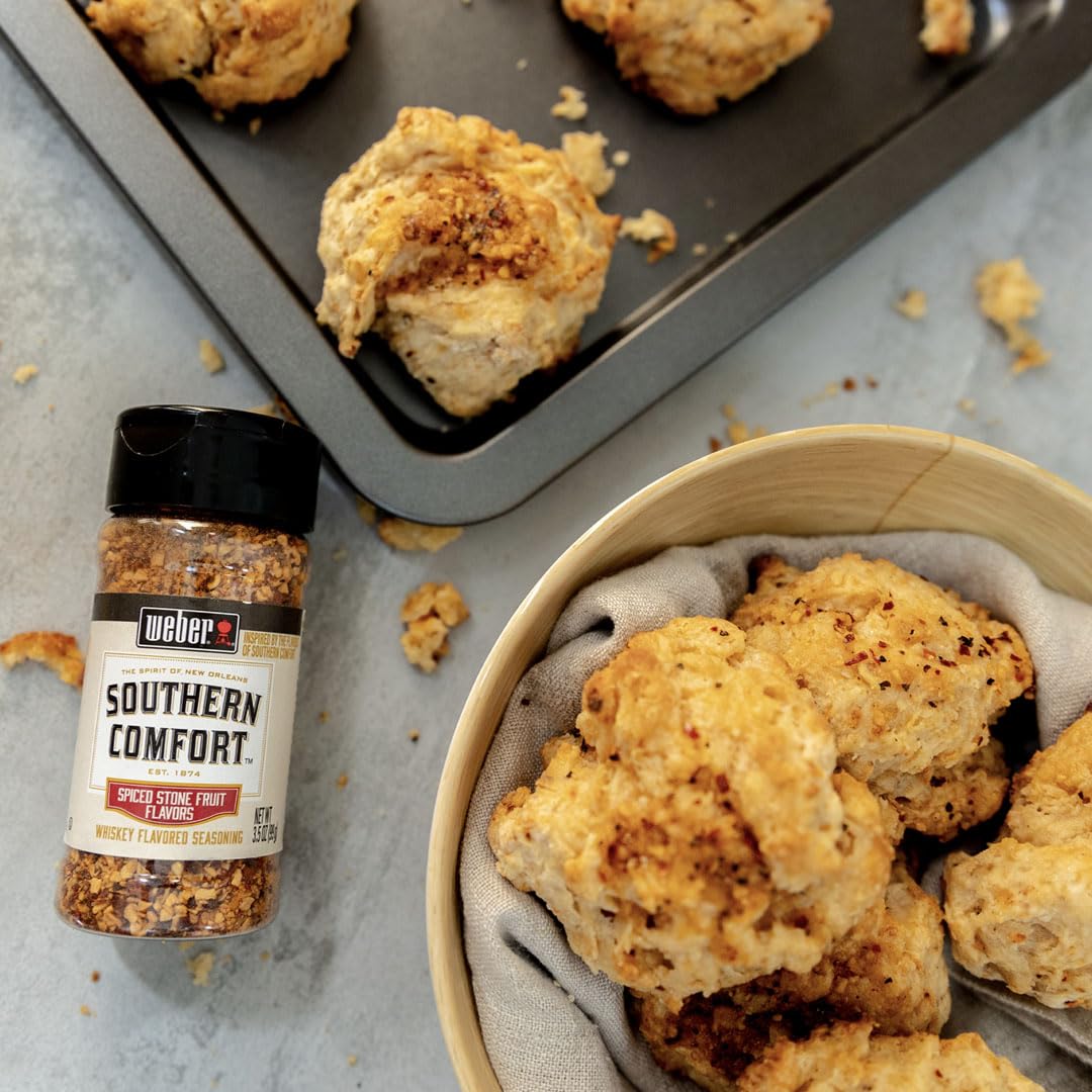 Weber BBQ Seasoning, Southern Comfort spirit-inspired flavor Flavor, 6.5 Ounce, Model 1165029