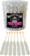 Buffalo Bills Natural (White) Rock Candy On A Stick (36-Ct Tub White Rock Candy Crystal Sticks)