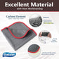 Lint Free Carbon Microfiber Cleaning Cloth Glass Window Polishing Streak Free Miracle Easy Clean Rag Reusable For Mirror Kitchen