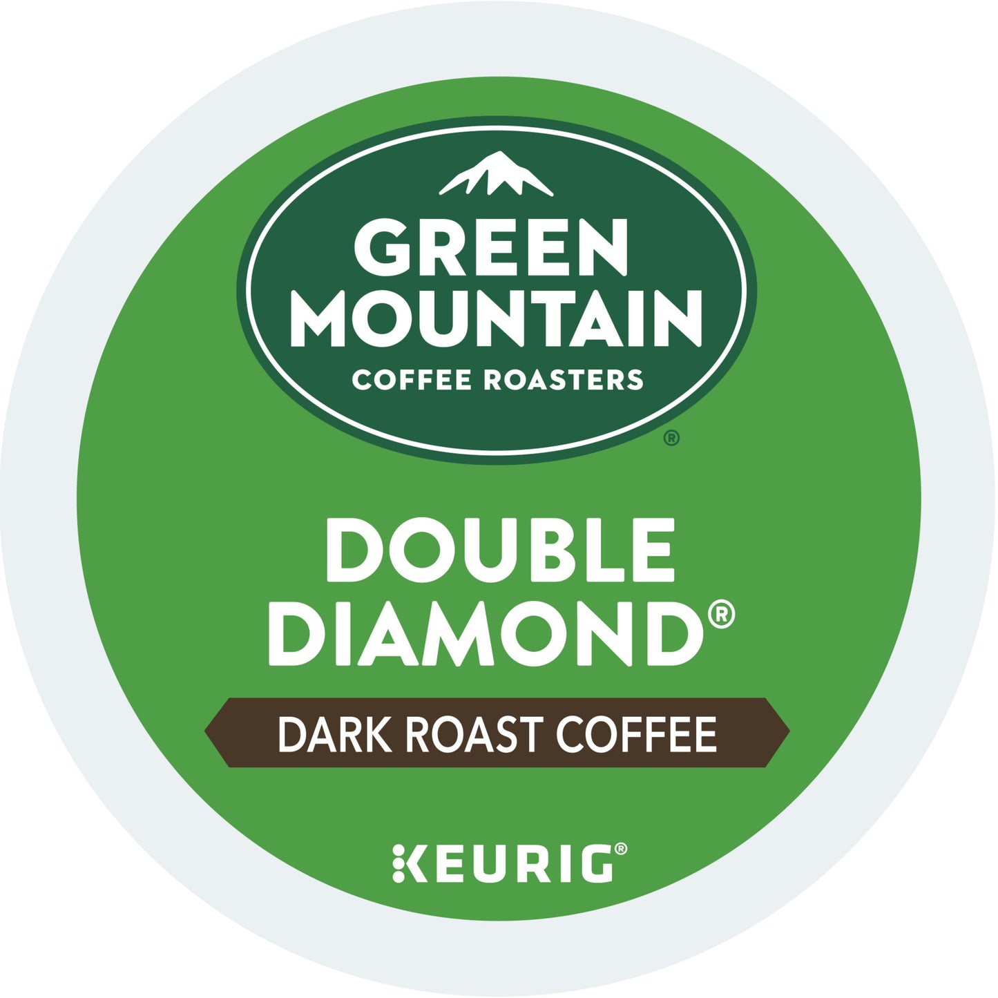 Green Mountain Coffee Roasters Double Diamond, Single-Serve Keurig K-Cup Pods, Dark Roast Coffee, 24 Count