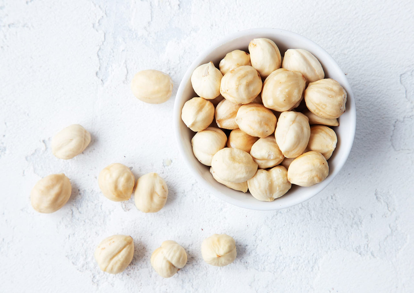 Food To Live Blanched Hazelnuts, 4 Pounds Raw Whole Filberts, No Skin, Unsalted, Unroasted Nuts, Vegan, Kosher. Keto. Good Source Of Vitamins And Protein. Great For Baking, Granola & Butter Making