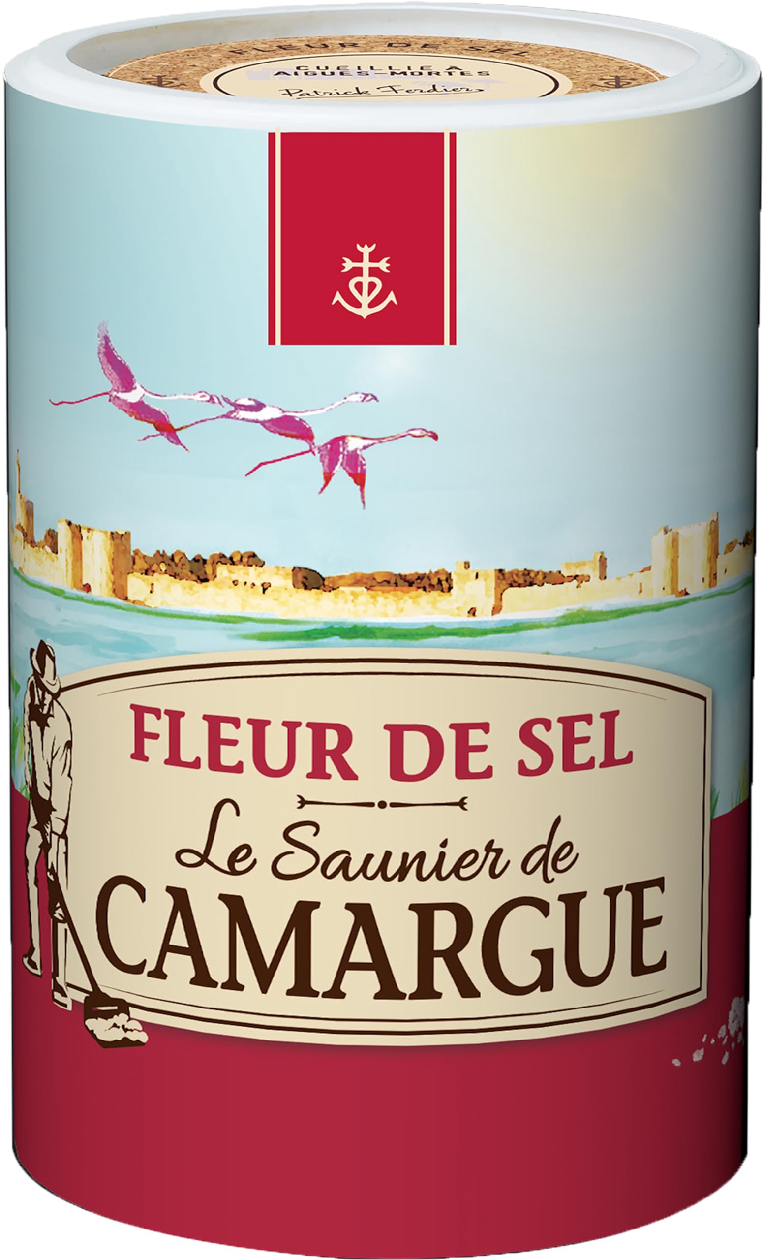 Le Saunier De Camargue Fleur De Sel Sea Salt (Plastic Tub), 35.2 Ounce