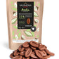 VALRHONA Milk and Hazelnut Chocolate Discs, AZÉLIA 35% Cacao, Easy Melt, 250g Pack