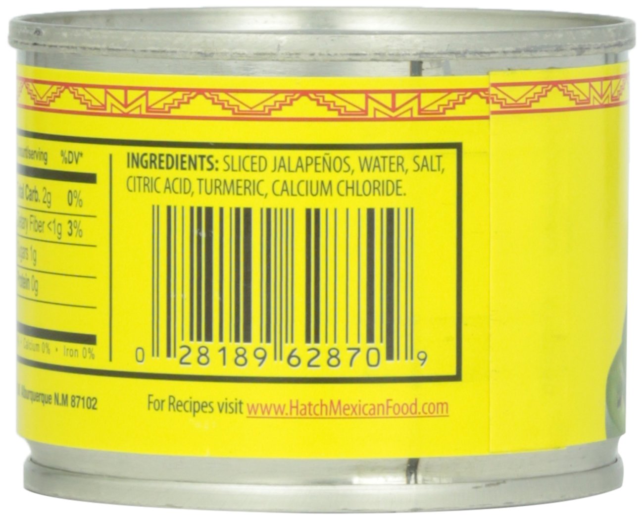 Hatch Chili Jalapenos, Sliced, 4 oz