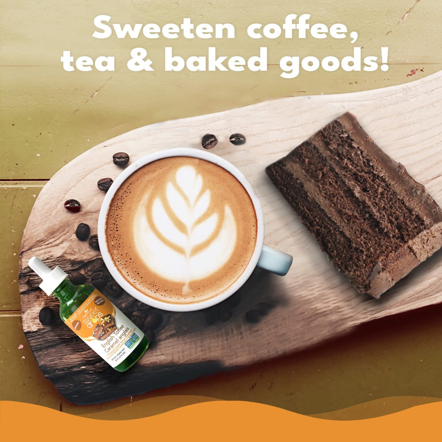 Sweetleaf Stevia Liquid Sweet Drops - English Toffee Flavored Drops, Stevia Liquid Sweetener, Zero-Calorie, Sugar-Free Syrup Alt