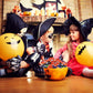 EORA Halloween Lollipop Suckers Candy, 42 Pack, Multi Color, Individually Wrapped, Pumpkin, Bat, Cat Designs, Model QWLH-HLMA-8G42