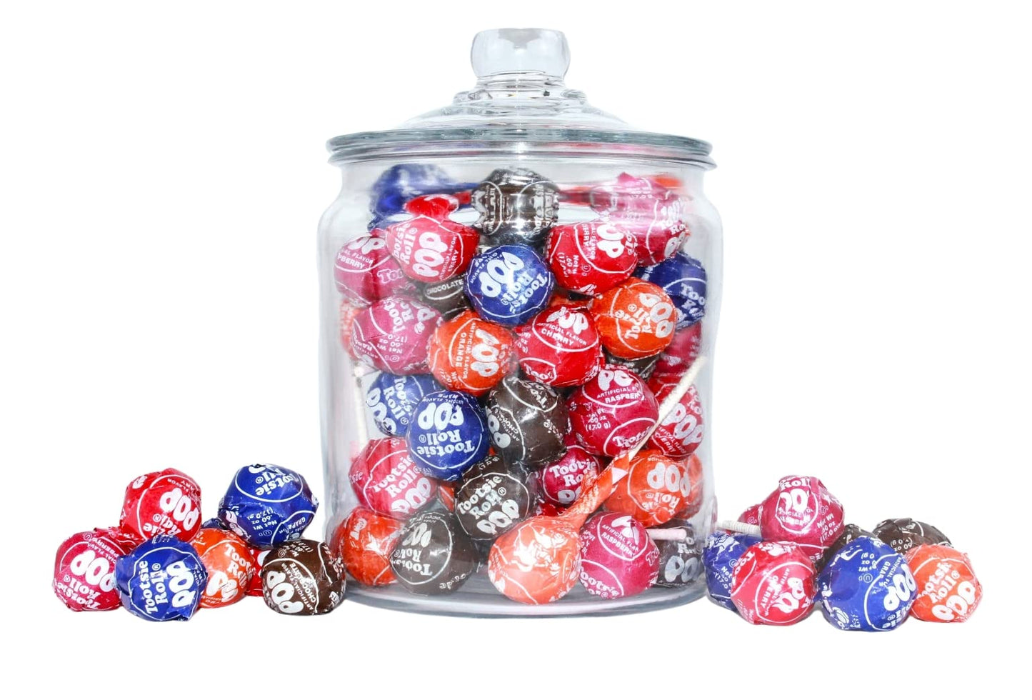 Assorted Fruit Flavored Tootsie Roll Pops- America'S Favorite Lollipop With Chocolately Center- Classic, Bulk Sizes, Variety Pac