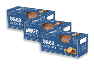 Anna'S Swedish Thins Almond -- 5.25 Oz (Pack Of 3)