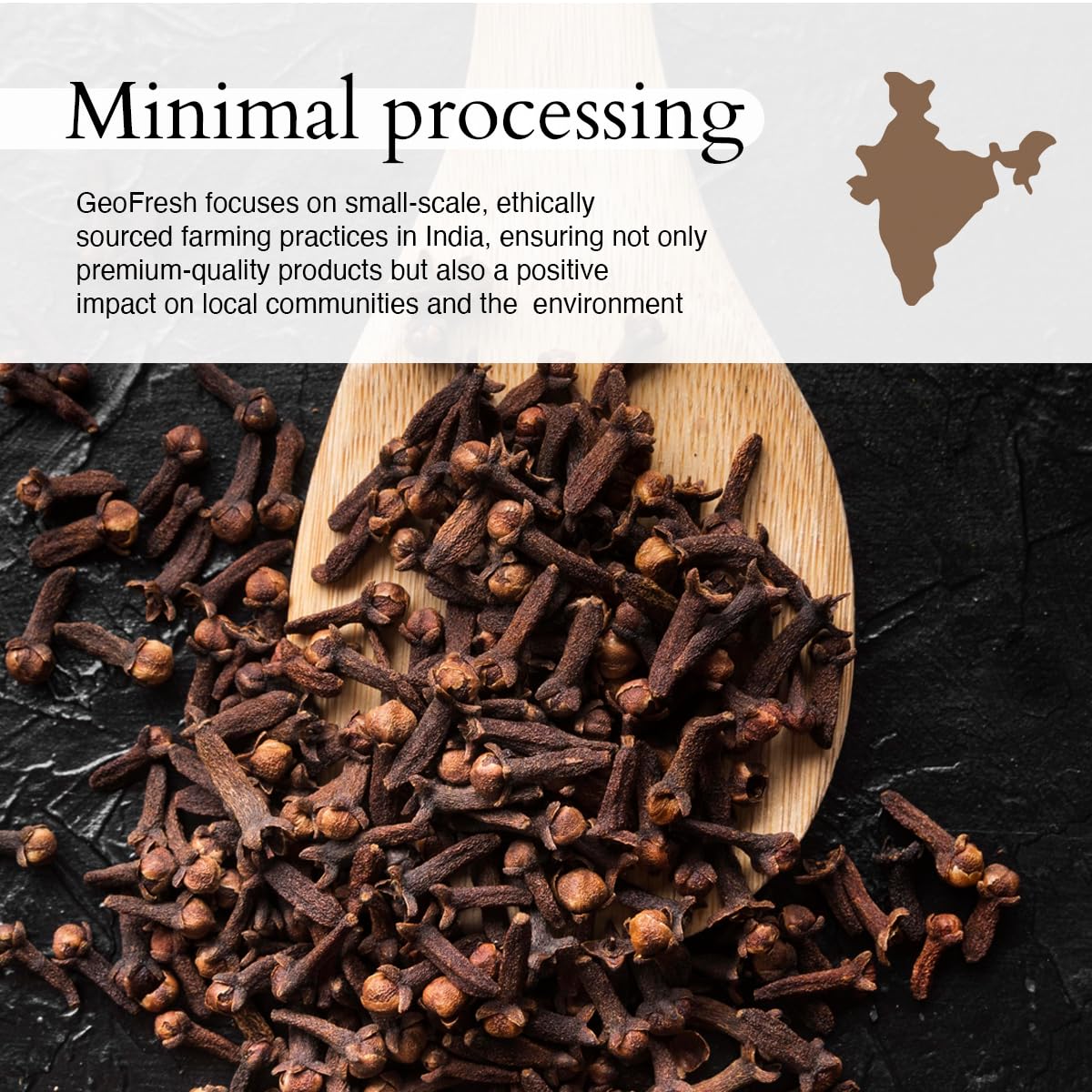 Geo-Fresh Organic Clove Powder 45g - USDA Certified