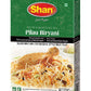 Shan Pilau Biryani Recipe and Seasoning Mix 1.76 oz (50g) - Spice Powder for Mughal Style Meat Layered Pilaf - Suitable for Vege
