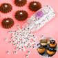 Sentovac 7mm Candy Eyeballs Eyes Edible Sugar Sprinkles Cookie Cake Cupcake Toppers Decorations Small Candy Eyes for Christmas H