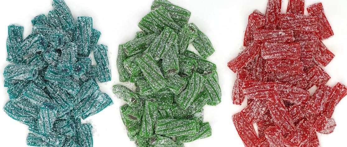 Firstchoicecandy Sour Licorice Twist Bites, Twisteroos Pectin Filled Sour Bites (4.4 Pound, Assorted)
