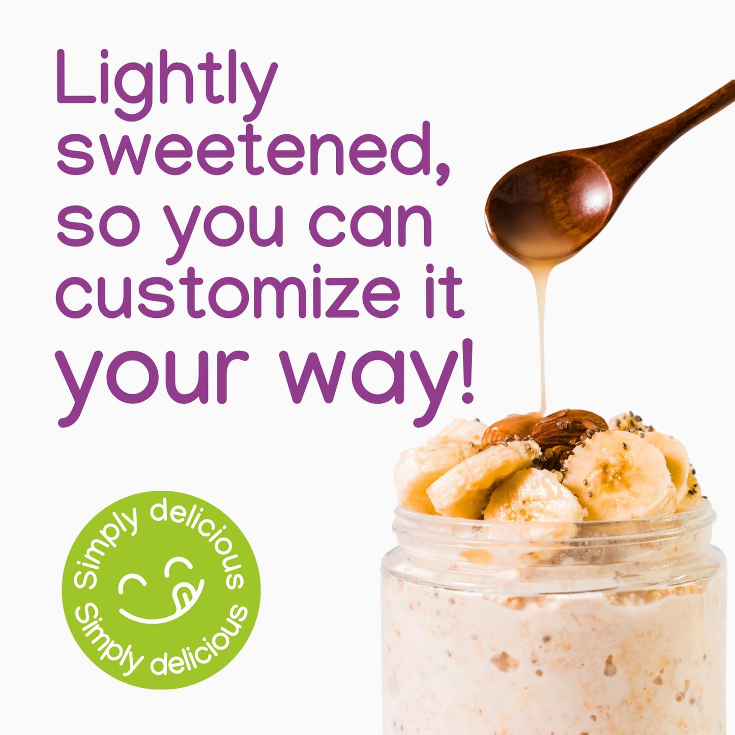 And You Strawberry Shortcake Overnight Oats (Pack Of 6) - Healthy Natural Source Of Protein Oatmeal Breakfast, A Vegan Friendly,