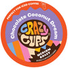 Crazy Cups Flavored Coffee for Keurig K-Cup Machines, Chocolate Coconut Dream, Hot or Iced Drinks, 22 Single Serve, Recyclable P
