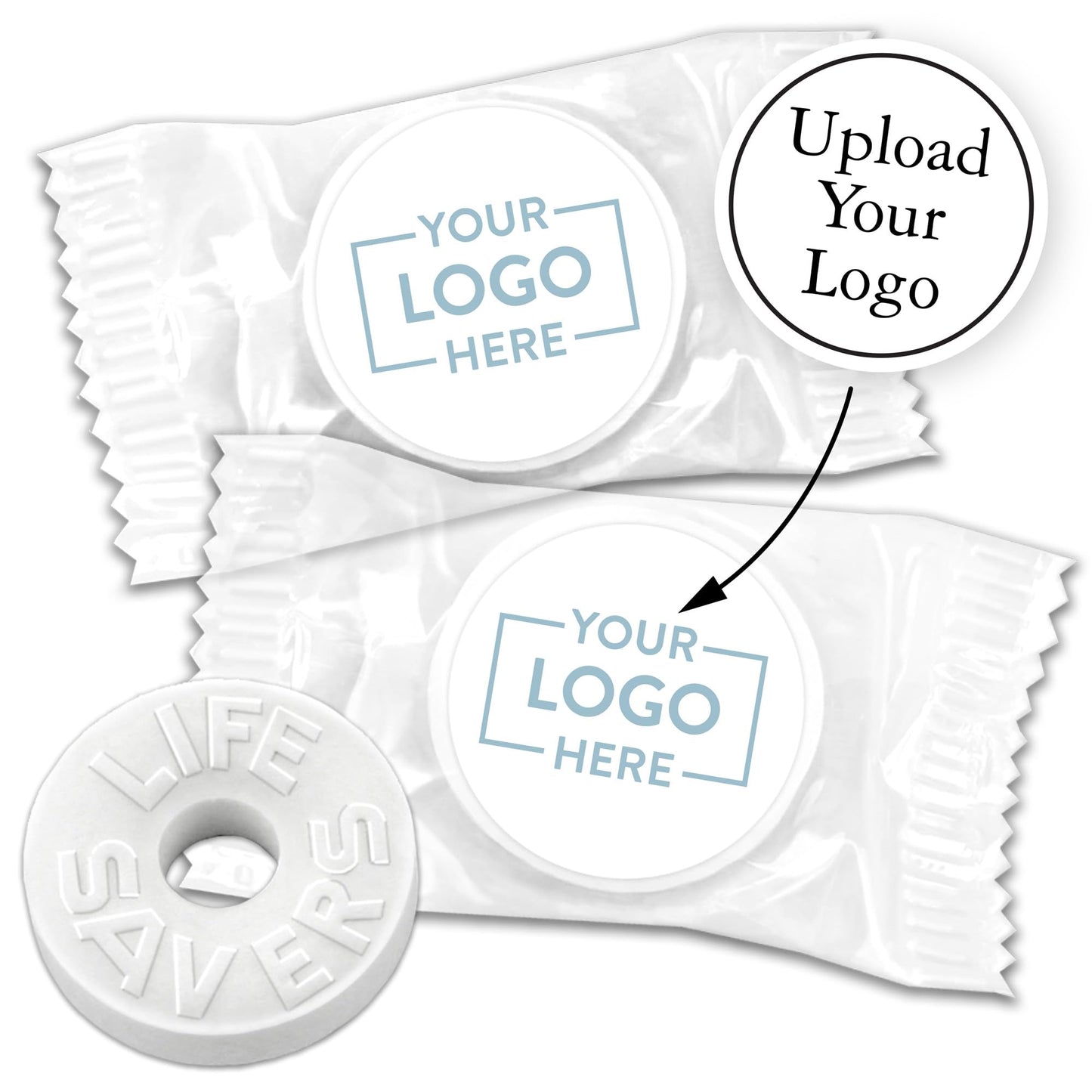 Promotional Life Savers Mints, Custom Life Savers Mints - 100 Quantity - Fully Assembled Promotional Product/Bulk With Your Logo